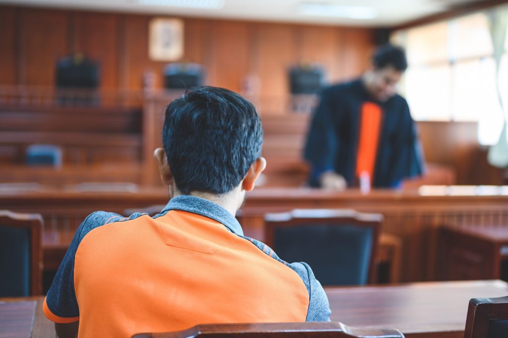 Defendant at Bail Hearing